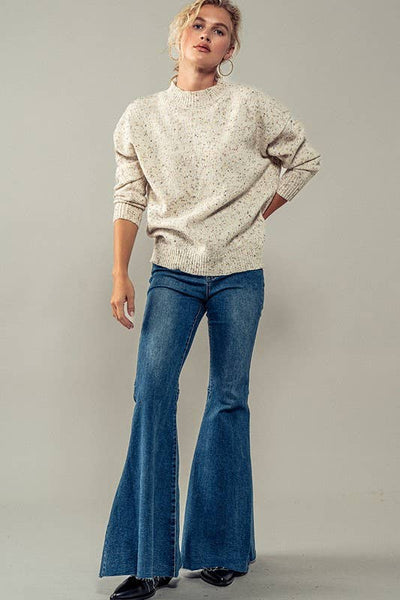 Sustainable Speckle Knit Sweater