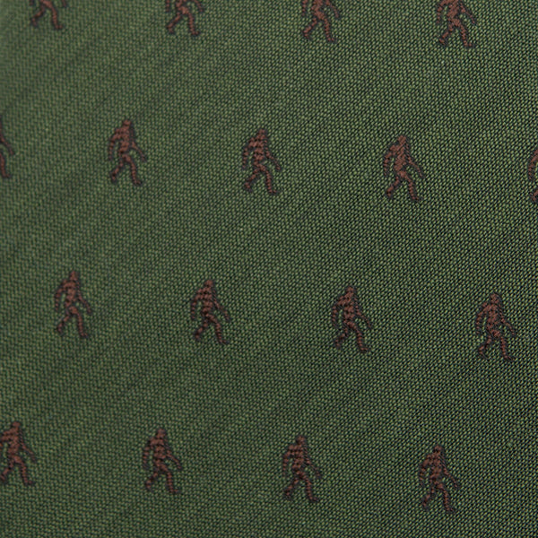 The Squatch - Men's Tie: Mens Modern - 2.5" wide x 58" long