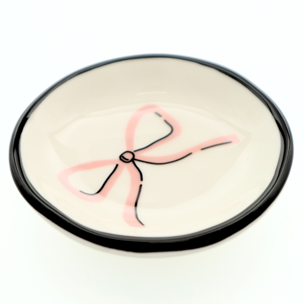 Pink Bow - Ring Dish - Lulu Bella Boutique