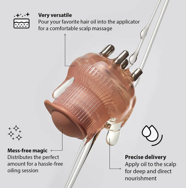 Scalp & Hair Oil Applicator- Terracotta - Lulu Bella Boutique