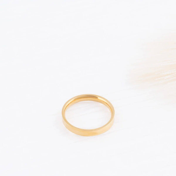 14K Gold Filled Plus™ Flat Blank Ring: 7 / 2mm