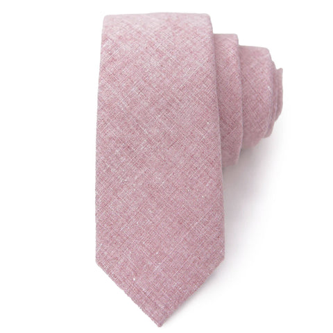 Blushing Men's Tie: Mens Big & Tall - 3" wide x 62" long - Lulu Bella Boutique