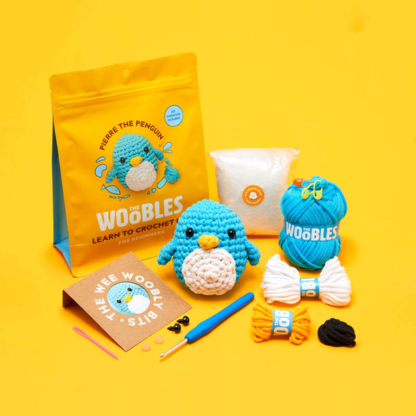 Pierre the Penguin Beginner Crochet Kit - Lulu Bella Boutique