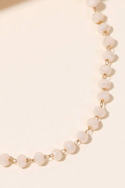 Glass Beaded Necklace: GDHPK - Lulu Bella Boutique