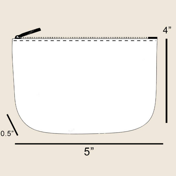 Seed Beaded Evil Eye Coin Purse: MULTI