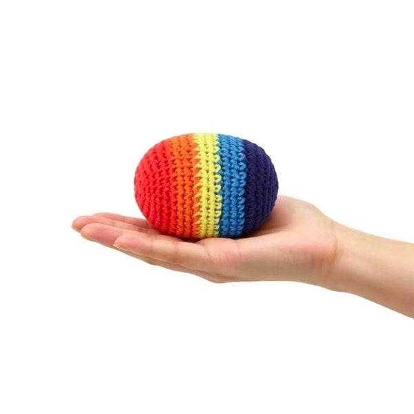 6PCS - Crochet Hacky Sack Toy Balls