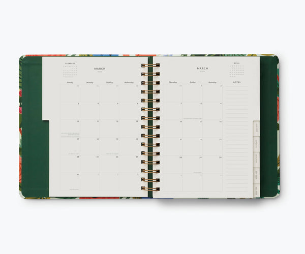 2024 Garden Party 17-Month Covered Planner