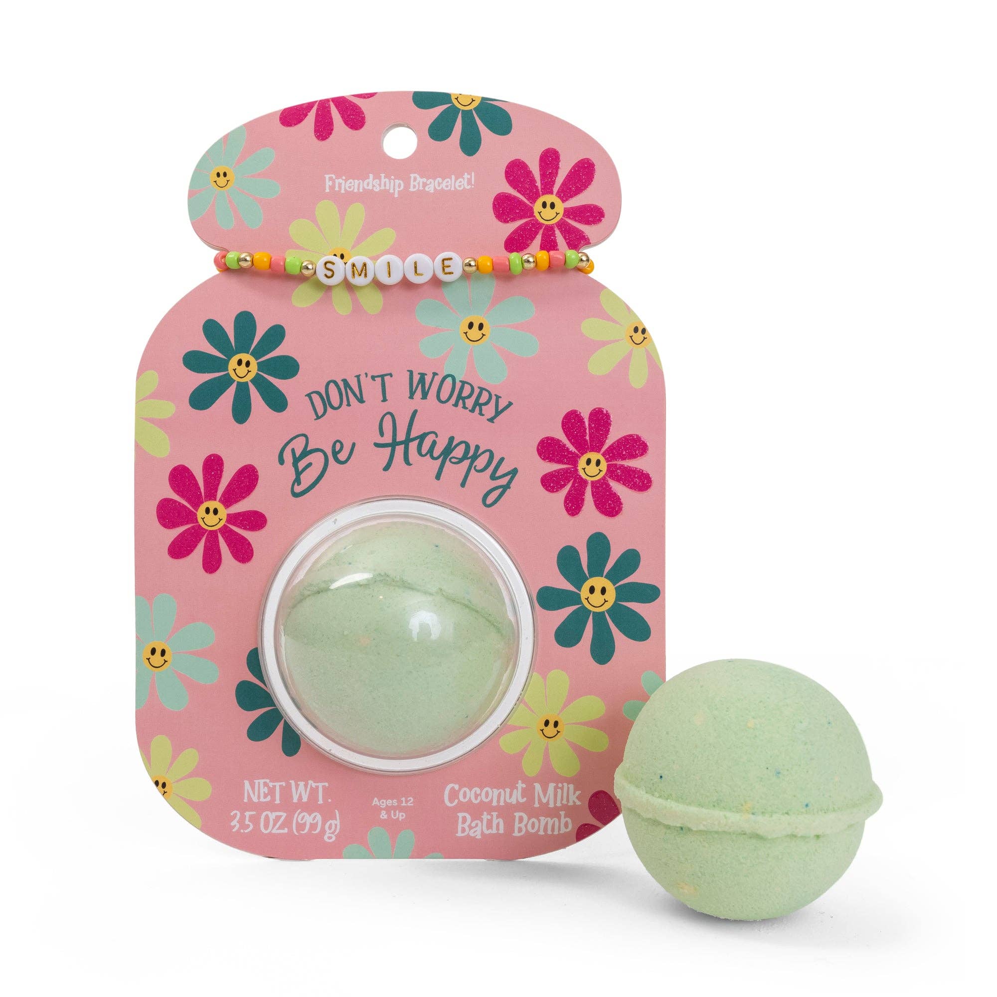 Friendship Bracelet Bath Bomb - Be Happy | Forever Young Collection - Lulu Bella Boutique