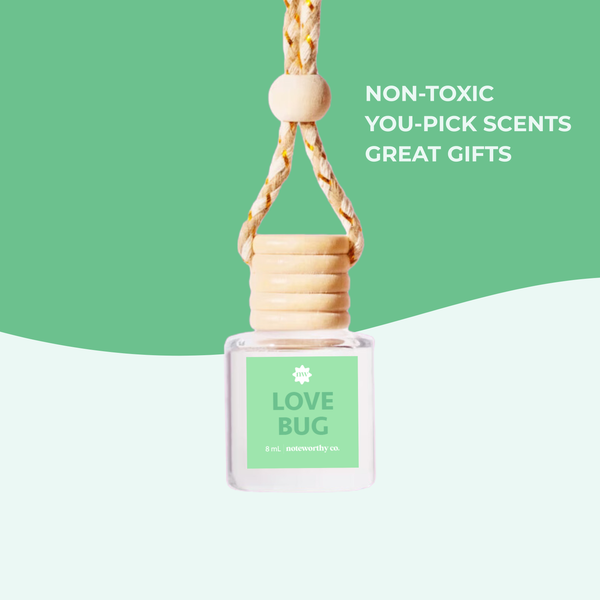 Car Diffusers | 2026 Valentine Day | You-Pick Scents : Love Bug / Mylar Bags / Strawberries & Cream