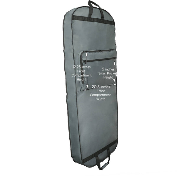 DALIX 60" Professional Garment Bag Cover for Suits Dresses: White - Lulu Bella Boutique