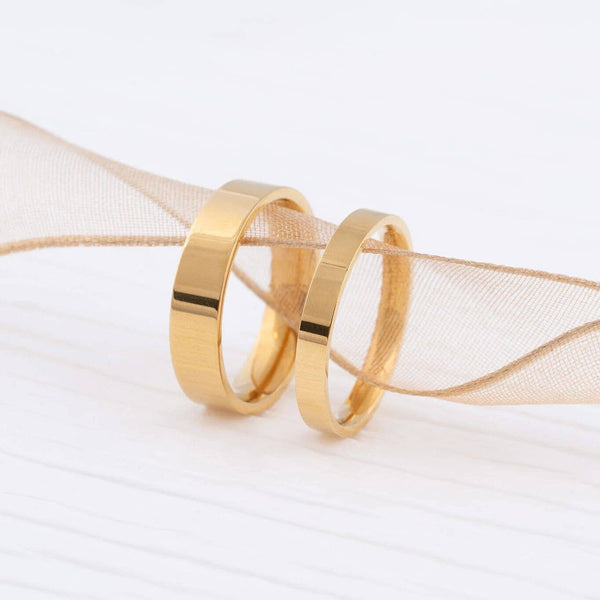 14K Gold Filled Plus™ Flat Blank Ring: 7 / 2mm