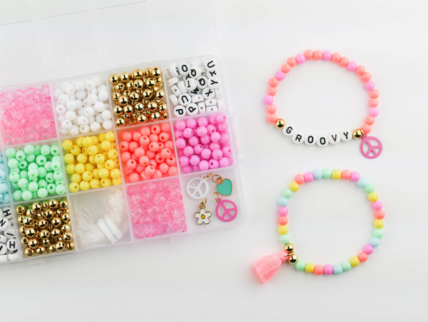 Groovy Goals DIY Stretchy Bracelet Craft Kit