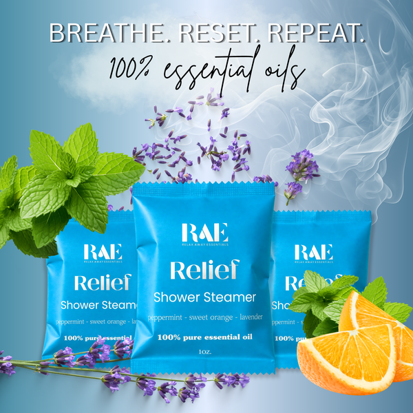 Relief Shower Steamers 6 Pack - Made in USA - Aromatherapy 