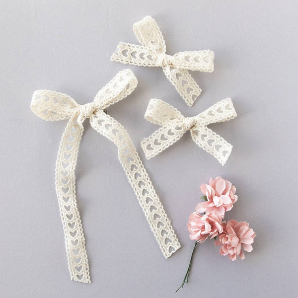 Romantic | Pigtail Set - Ribbon Bow