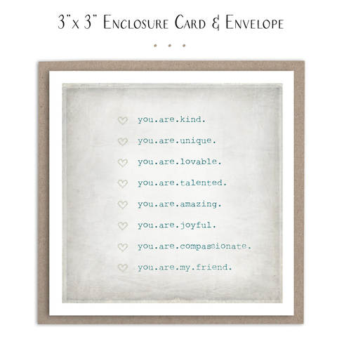 You Are My Friend Mini Card - Lulu Bella Boutique
