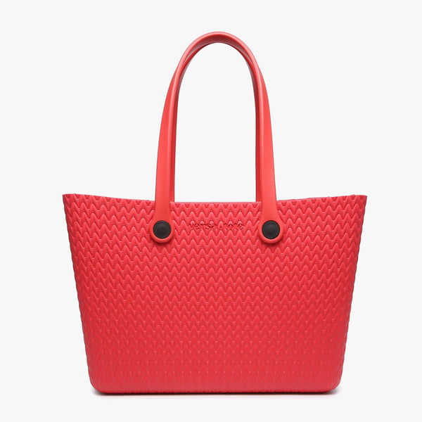 V2023TX Carrie Textured Versa Tote w/ Straps: Burnt Orange