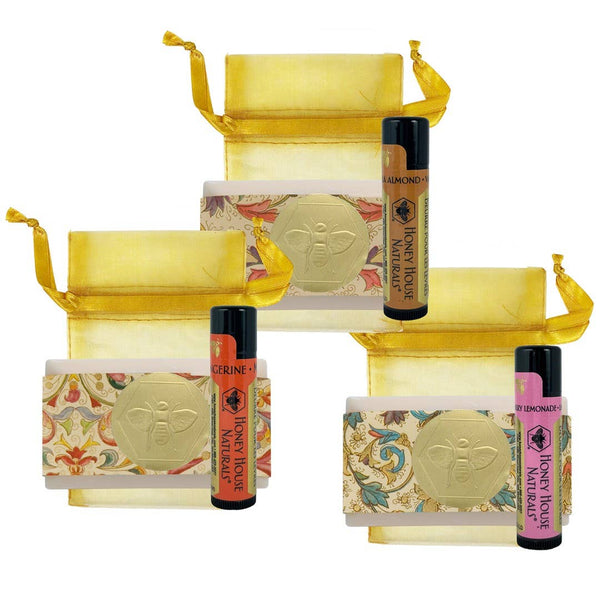 Mini Soap & Lip Butter Set: Honey/Vanilla Almond