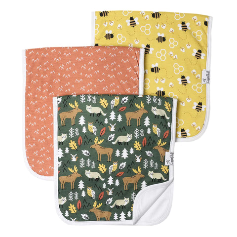 Premium Burp Cloth Set in Atwood