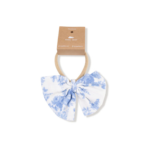 Dream Cottage Floral Big Bow on Soft Headband