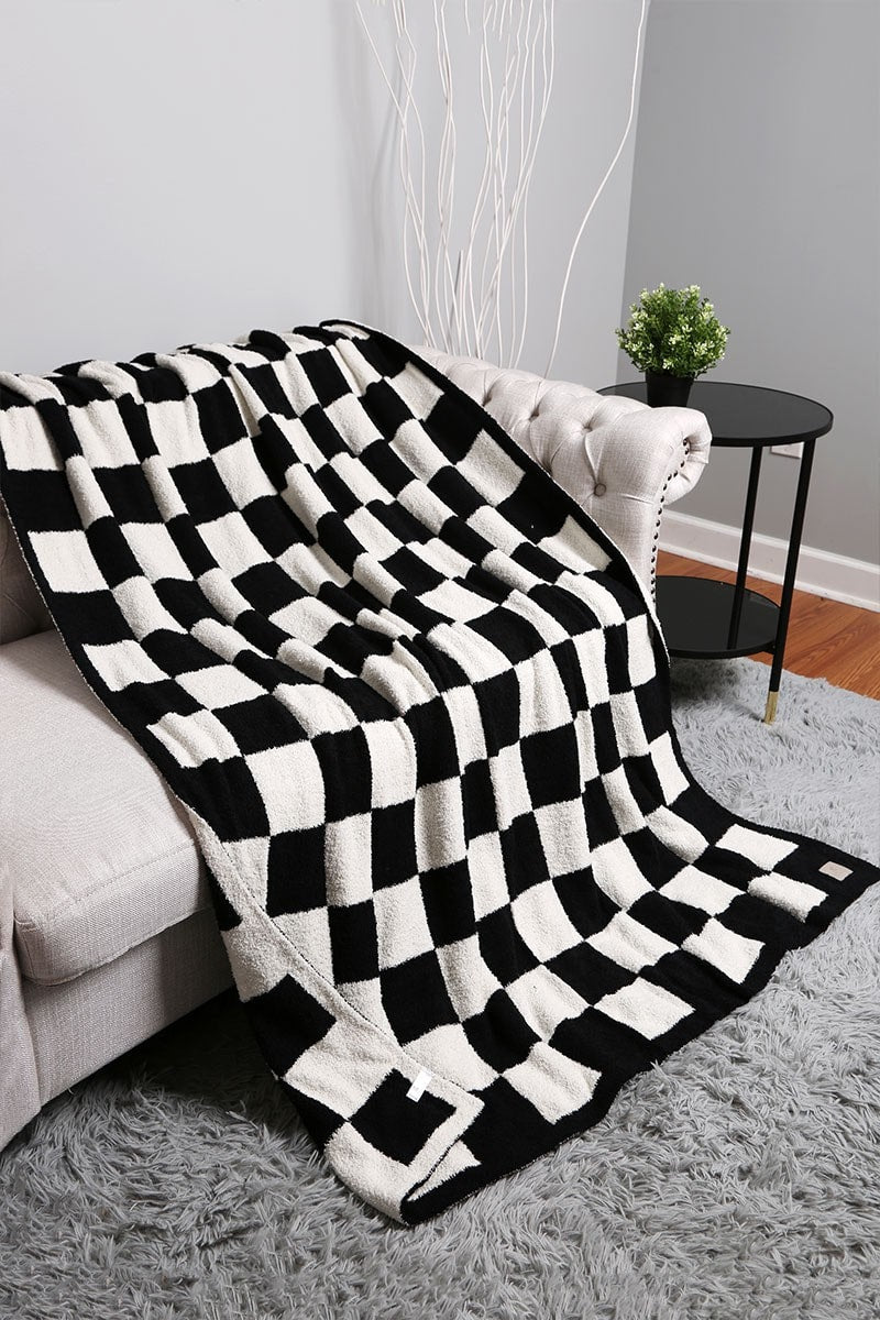 Checkered Throw Blanket