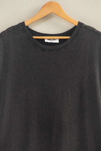 Mineral Wash Cap Sleeve Midi Dress - Lulu Bella Boutique