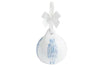 Blue Nutcracker Paper-Maché Ornament