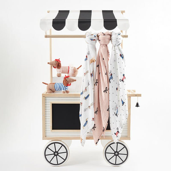 Swaddle Blanket - Bonjour Dogs