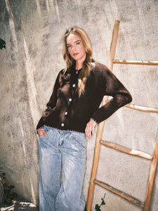 Pullover Contrast Stitching Sweater Cardigan