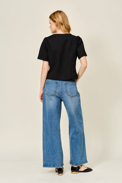 Femme Classic Button Down Blouse - Lulu Bella Boutique