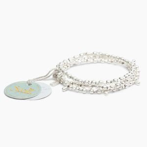 Metal Wrap Classic Teardrop Jewelry - Silver - Lulu Bella Boutique
