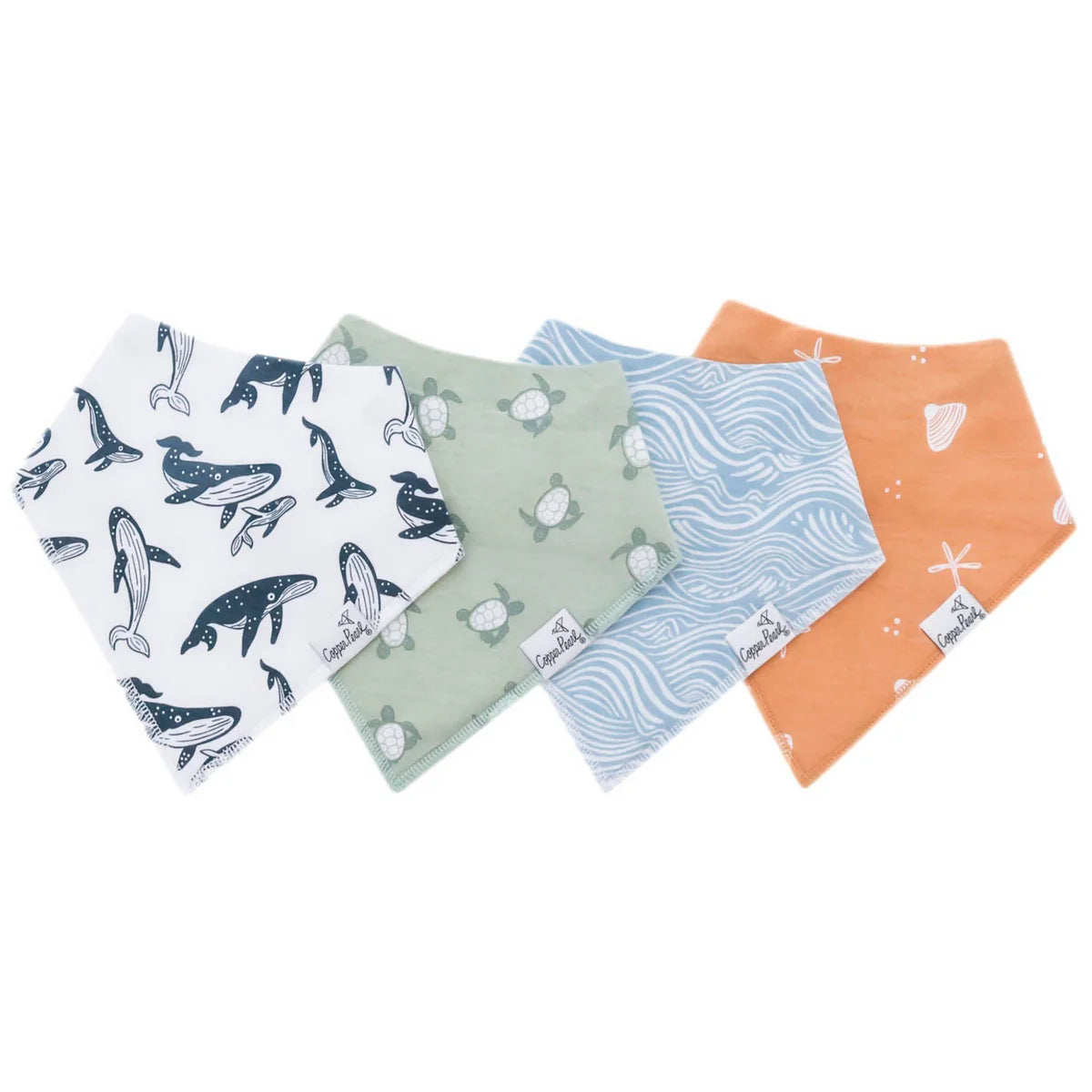 Baby Bandana Bib Set in Cove