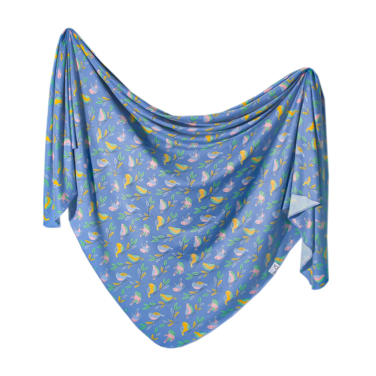 Knit Swaddle Blanket in Birdie - Lulu Bella Boutique