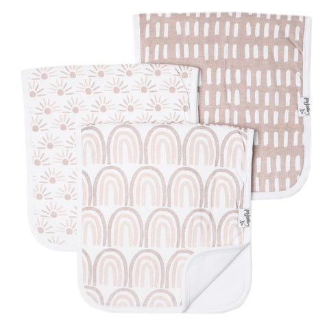 Premium Burp Cloth Set in Bliss