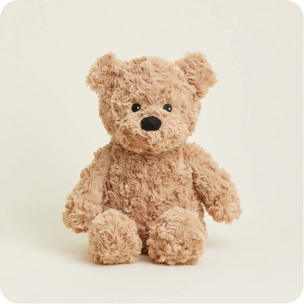 Brown Curly Bear Warmies - Lulu Bella Boutique