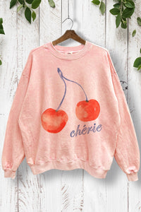 Cherie Cherry Vintage Sweater