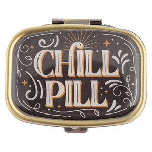 Chill Pill Small Metal Pill Case - Lulu Bella Boutique