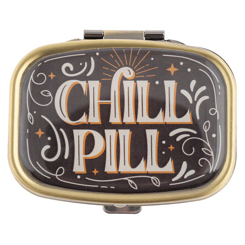 Chill Pill Small Metal Pill Case - Lulu Bella Boutique