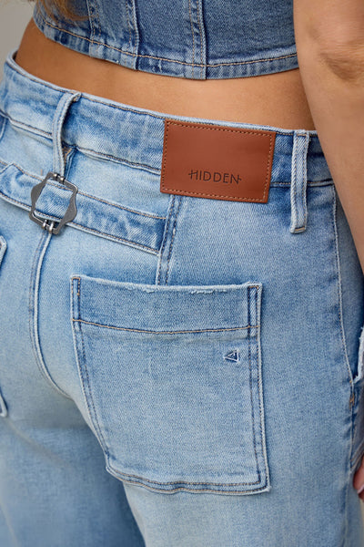 Front Pocket Dad Jeans