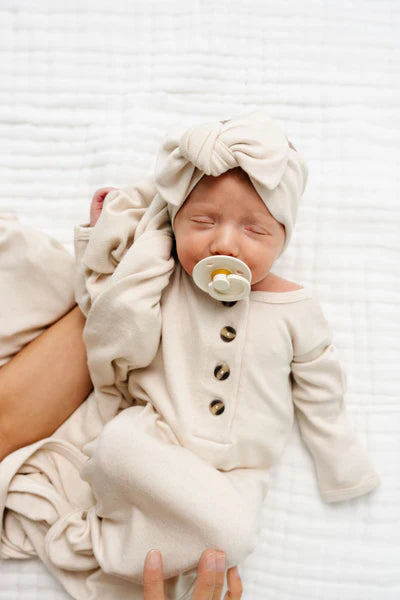 Dakota Plush Knit Knotted Gown