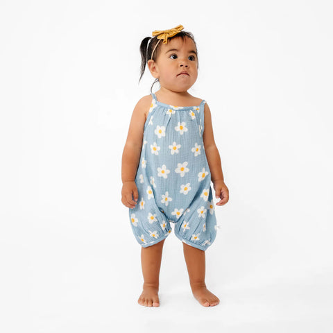 Bubble Romper in Della - Lulu Bella Boutique