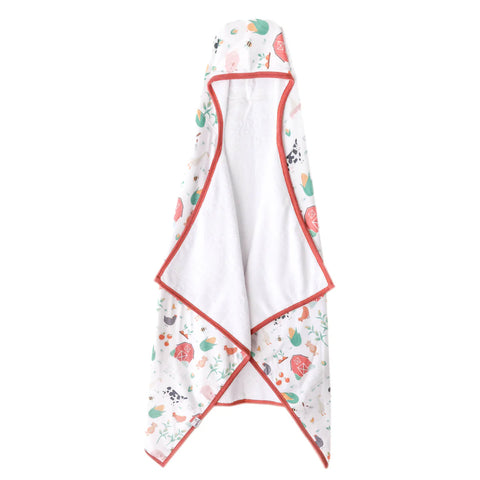 Premium Big Kid Hooded Towel in Farmstead