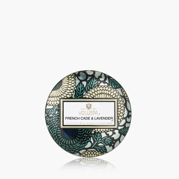 French Cade Lavender Mini Tin Candle - Lulu Bella Boutique