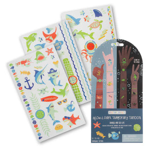 Glow Shark Temporary Tattoos - Lulu Bella Boutique