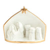Gold Edge Stoneware Nativity
