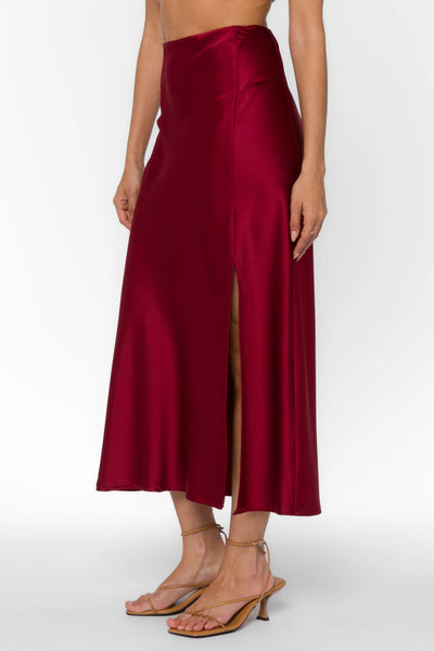 Gypsy Satin Pull On Skirt