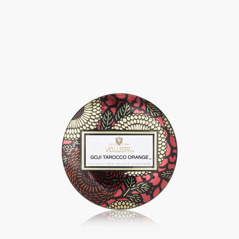Goji Tarocco Orange Mini Tin Candle