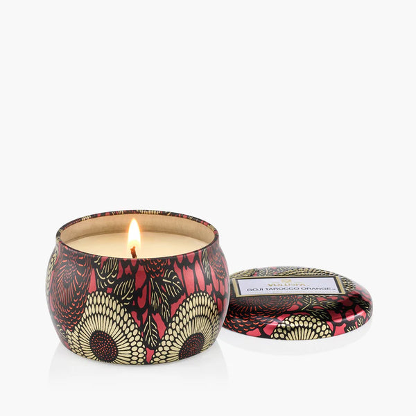Goji Tarocco Orange Mini Tin Candle