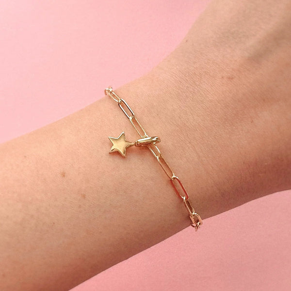 Harper Paperclip Chain Bracelet - Lulu Bella Boutique