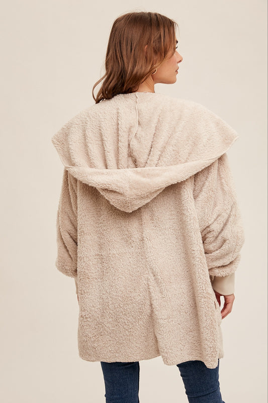 Plush Hooded Jacket
