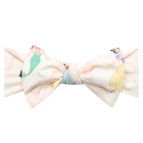 Knit Headband Bow in Disney Princess